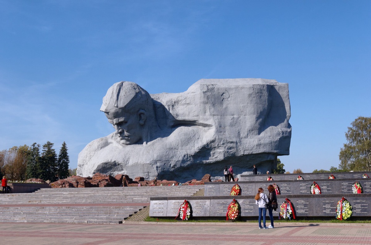 The Courage monument at Brest Hero Fortress